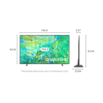 Samsung LED 163CM UA65CU8000 UHD/4K (OPENBOX)