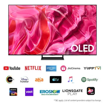 SAMSUNG 138 cm (55 inch) OLED 4K Ultra HD Smart TV (QA55S90CA, Black) (OPENBOX)