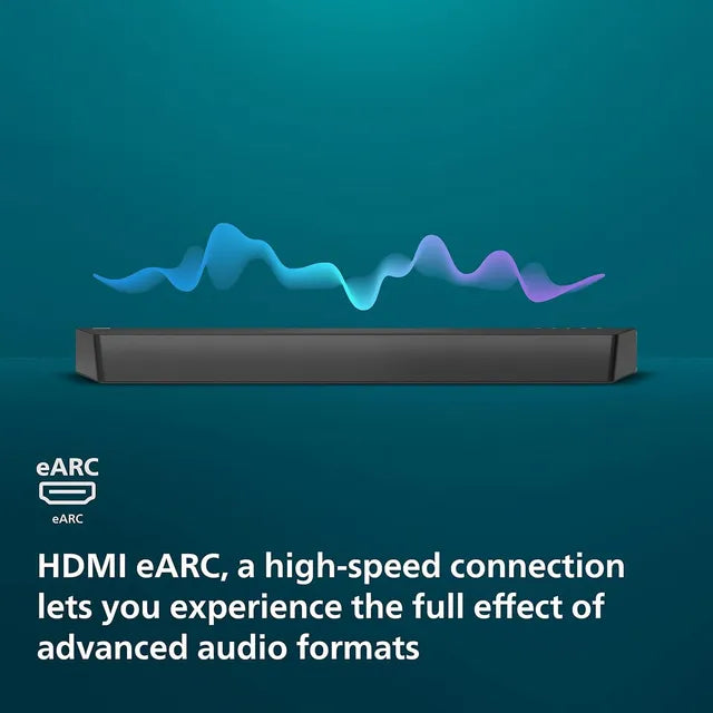 PHILIPS 620W Bluetooth Soundbar with Remote (Dolby Atmos, 3.1 Channel, Black) (OPENBOX)