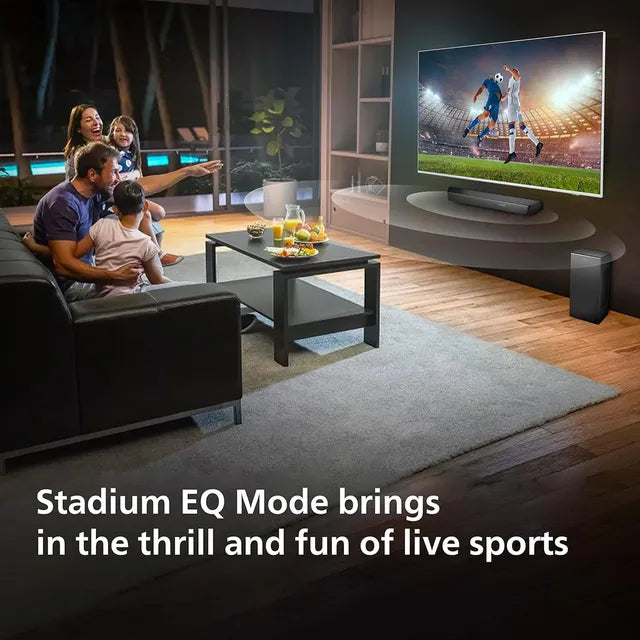 PHILIPS 620W Bluetooth Soundbar with Remote (Dolby Atmos, 3.1 Channel, Black) (OPENBOX)