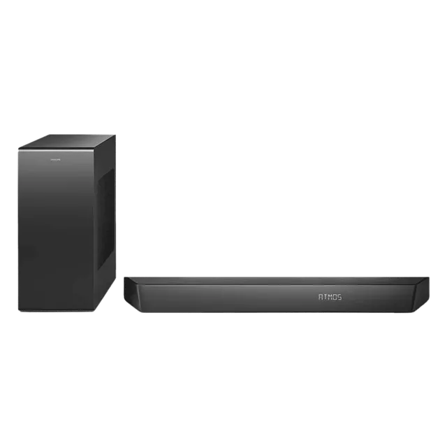 PHILIPS 620W Bluetooth Soundbar with Remote (Dolby Atmos, 3.1 Channel, Black) (OPENBOX)