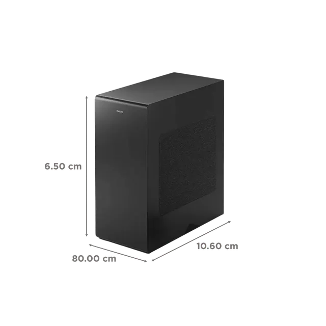 PHILIPS 620W Bluetooth Soundbar with Remote (Dolby Atmos, 3.1 Channel, Black) (OPENBOX)