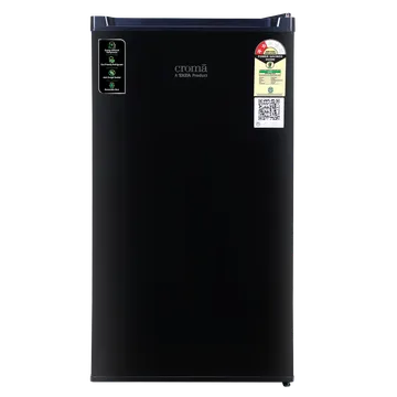 Croma 84 Litres 2 Star Direct Cool Single Door Refrigerator with Reversible Door (CRLR084DCC290105, Black) (OPENBOX)