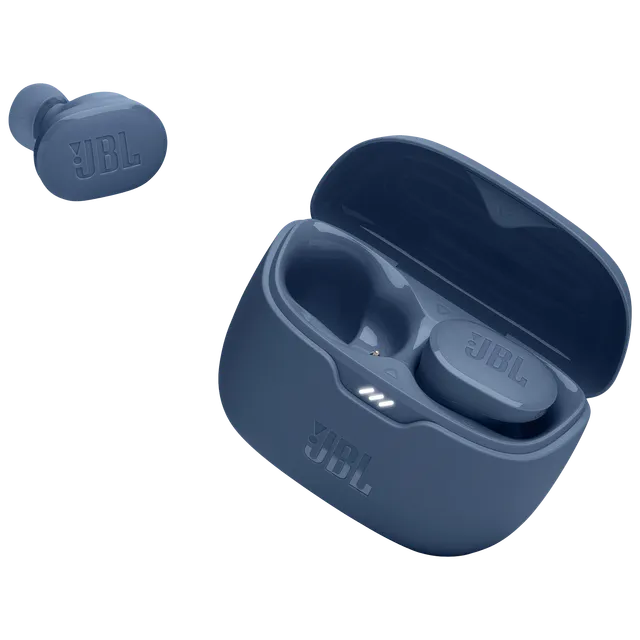 JBL Tune Buds JBLTBUDSBLU TWS Earbuds with Active Noise Cancellation (IP54 Water Resistant, Pure Bass Sound, Blue) (OPENBOX)