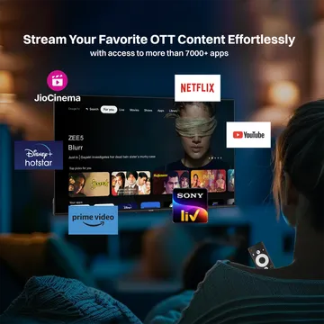 Croma 165 cm (65 inch) 4K Ultra HD LED Google TV with Bezel Less Display (OPENBOX)