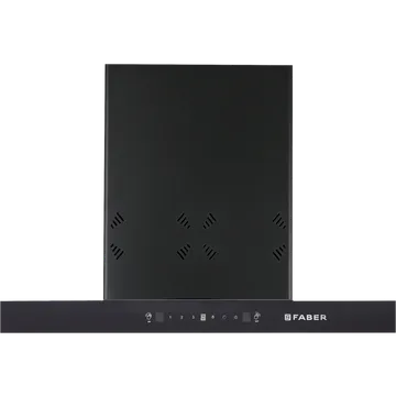 FABER Hood Cygnus IN 3D HC SC FL BK 90cm 1400m3/hr Ducted Auto Clean Wall Mounted Chimney with Odor Sensor (Black) (OPENBOX)
