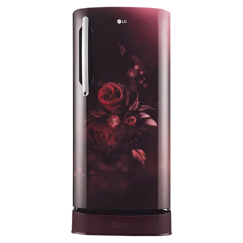 LG 201 Litres 5 Star Direct Cool Single Door Refrigerator (Model: GL-D211HSEZ, Scarlet Euphoria) (OPENBOX)
