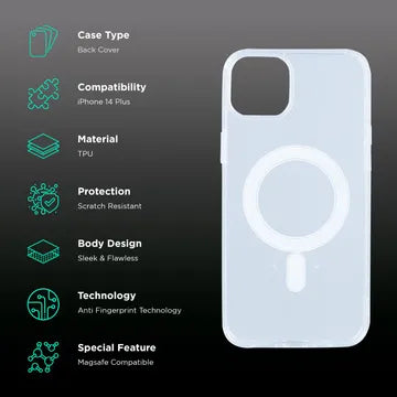 Croma Clear Case for iPhone 14 Plus (OPENBOX)