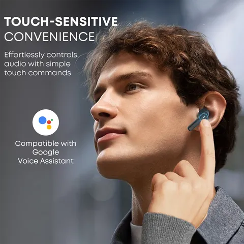 Croma TWS Earbuds (Fast Charging, Black and Grey) (OPENBOX)