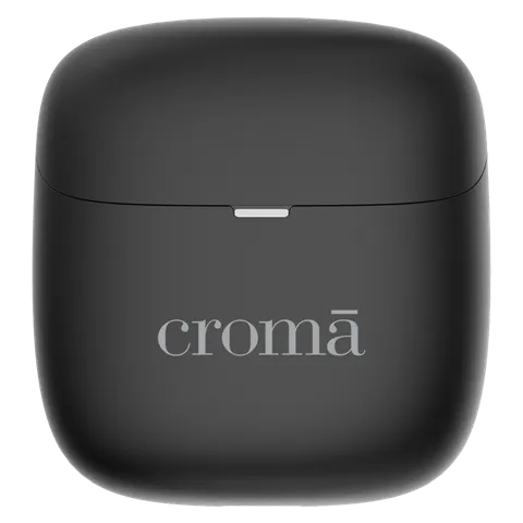 Croma TWS Earbuds (Fast Charging, Black and Grey) (OPENBOX)
