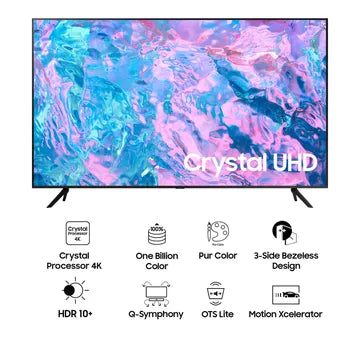 SAMSUNG CUE60 108 cm (43 inch) 4K Ultra HD LED Tizen TV with Crystal Processor 4K (2023 model) (OPENBOX)