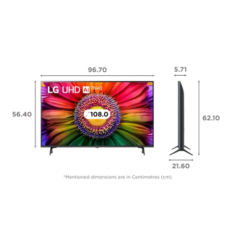 LG LED 108 cm (43 inch) 4K Ultra HD Smart TV (Model: 43UR8050) (OPENBOX)