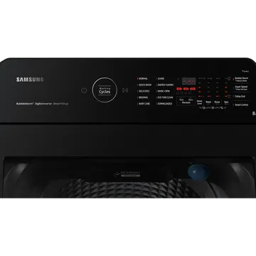 SAMSUNG 8 kg 5 Star Inverter Fully Automatic Top Load Washing Machine (WA80BG4542BDTL, Diamond Drum, Dark Gray) (OPENBOX)