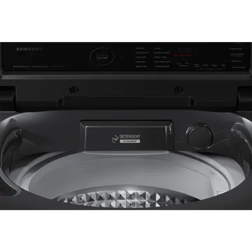 SAMSUNG 8 kg 5 Star Inverter Fully Automatic Top Load Washing Machine (WA80BG4542BDTL, Diamond Drum, Dark Gray) (OPENBOX)