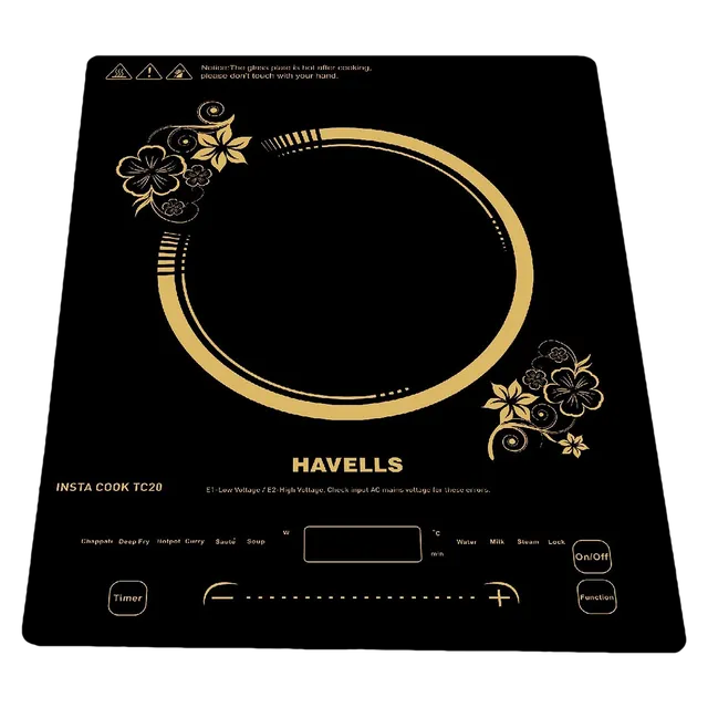 HAVELLS Insta Cook TC20 2000W Single Induction Cooktop with 9 Preset Menus (OPENBOX)