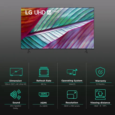 LG 4K UHD LED TV (50UR7550) (OPENBOX)