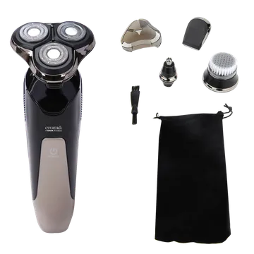 Croma 4-in-1 Rechargeable Cordless Grooming Kit for Nose, Ear, Eyebrow, Beard & Moustache for Men ( IPX6 Water Resistant, Black) (OPENBOX)