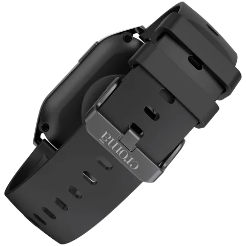 Croma Squad TS Smartwatch with Bluetooth Calling (47mm LCD Display, IP68 Water Resistant, Black Strap) (OPENBOX)