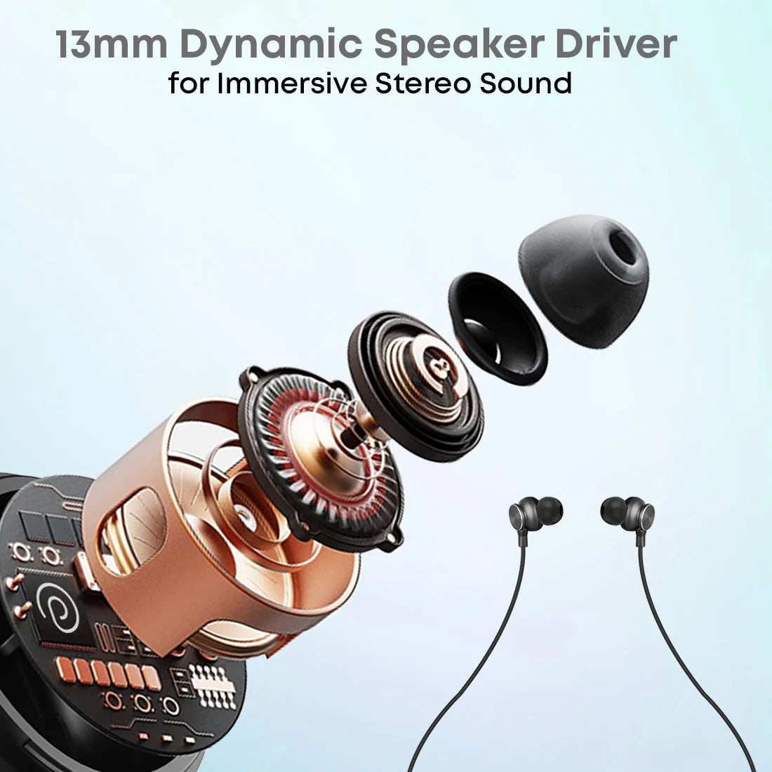 pTron InTunes Classic Bluetooth 5.2 Wireless in-Ear Headphones with Mic (OPENBOX)