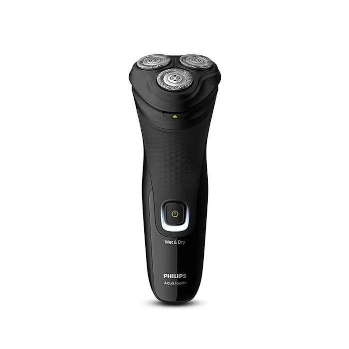 PHILIPS S1223/45, Wet or Dry Comfort Cut blades 3-Directional Flex Heads One-touch Open Pop-up Electric Shaver, Black (OPENBOX)