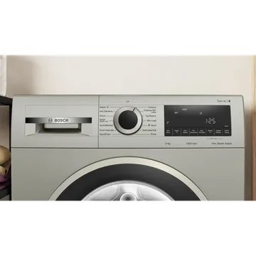 BOSCH 9 kg Fully Automatic Front Load Washing Machine (Series 8, WGA1440XIN, Multiple Water Protection, Silver Inox) (OPENBOX)