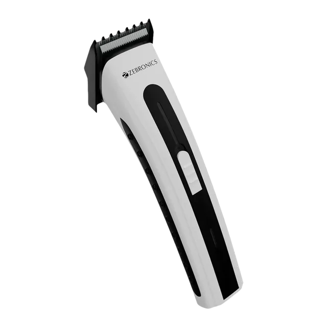 ZEBRONICS ZEB-HT51 Cordless Dry Trimmer for Beard and Moustache with 3 Length Settings for Men (45mins Runtime, Adjustable Trimming Range, White and Black) (OPENBOX)