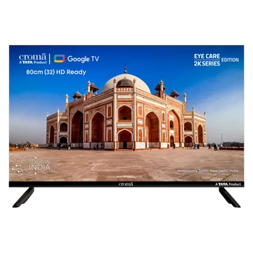 Croma 80 cm (32 inch) HD Ready LED Smart Google TV with A Plus Grade Panel (OPENBOX)