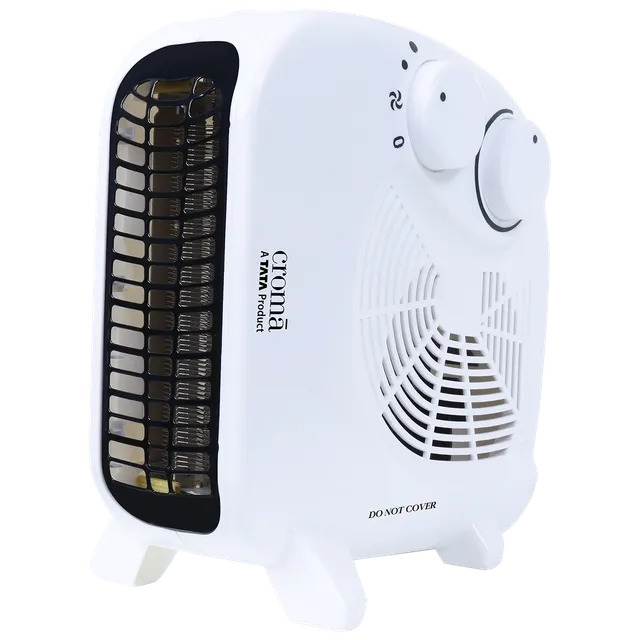 Croma 1400W Fan Room Heater with Adjustable Thermostat (Noiseless Operation) (OPENBOX)