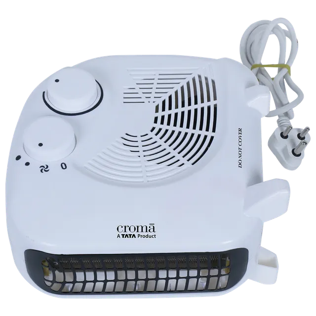 Croma 1400W Fan Room Heater with Adjustable Thermostat (Noiseless Operation) (OPENBOX)