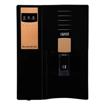 Croma 7.5L RO + UV + UF Water Purifier with Advanced Copper Technology (Black) (OPENBOX)