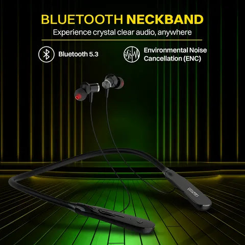 Croma IN105 Neckband (SE020EPA030202, Black) (OPENBOX)