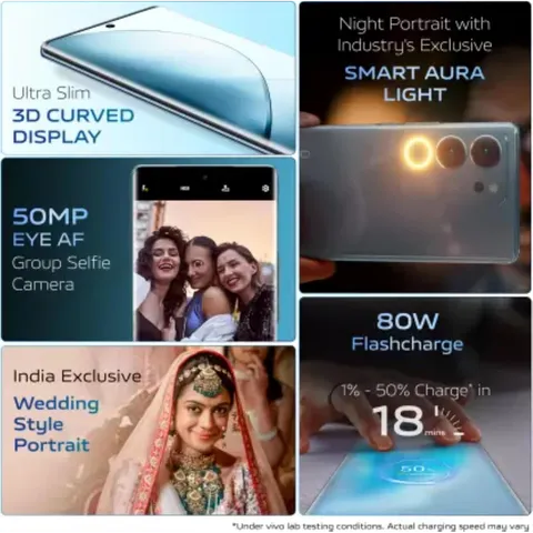 Vivo V29 5G 12GB RAM and 256GB storage