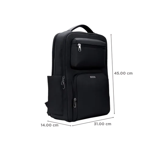 Croma 17-Inch Laptop Backpack, 23L, Anti-Theft, Polyester (OPENBOX)