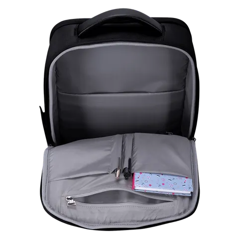 Croma 17-Inch Laptop Backpack, 23L, Anti-Theft, Polyester (OPENBOX)