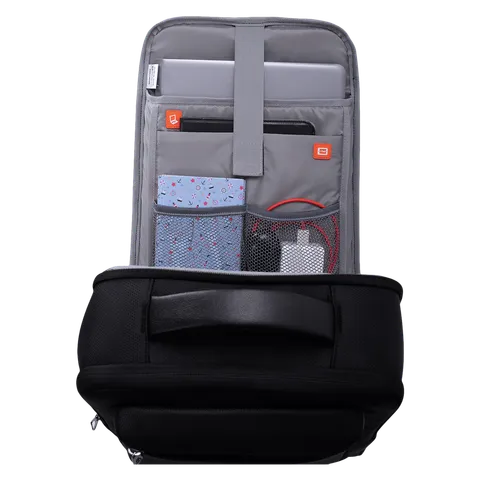 Croma 17-Inch Laptop Backpack, 23L, Anti-Theft, Polyester (OPENBOX)