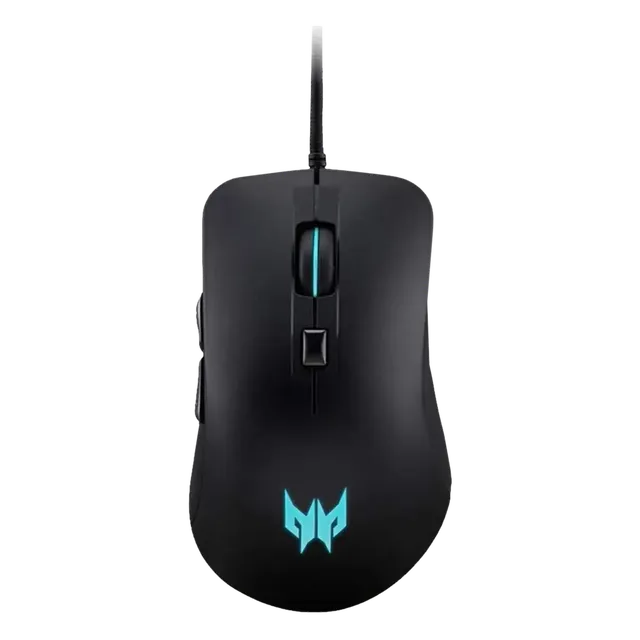 acer Predator Cestus 310 Wired Optical Mouse with 4 Preset Color Settings (4200 DPI, 10 Million Clicks, Black) (OPENBOX)