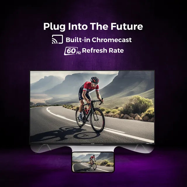 Croma 127 cm (50 inch) 4K Ultra HD LED Google TV with Bezel Less Display (OPENBOX)