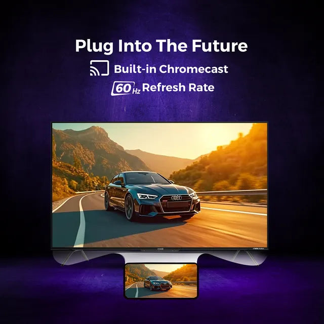 Croma 140 cm (55 inch) 4K Ultra HD LED Google TV with Bezel Less Display (55UGC024602, 2023 Model) (OPENBOX)