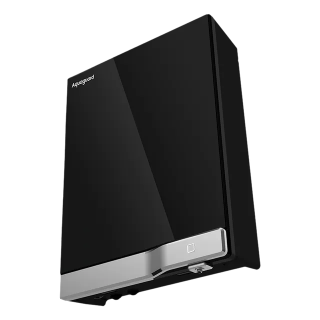 Aquaguard Slim Glass 3L UV Water Purifier with Active Copper Zinc Booster Technology (Black) (OPENBOX)