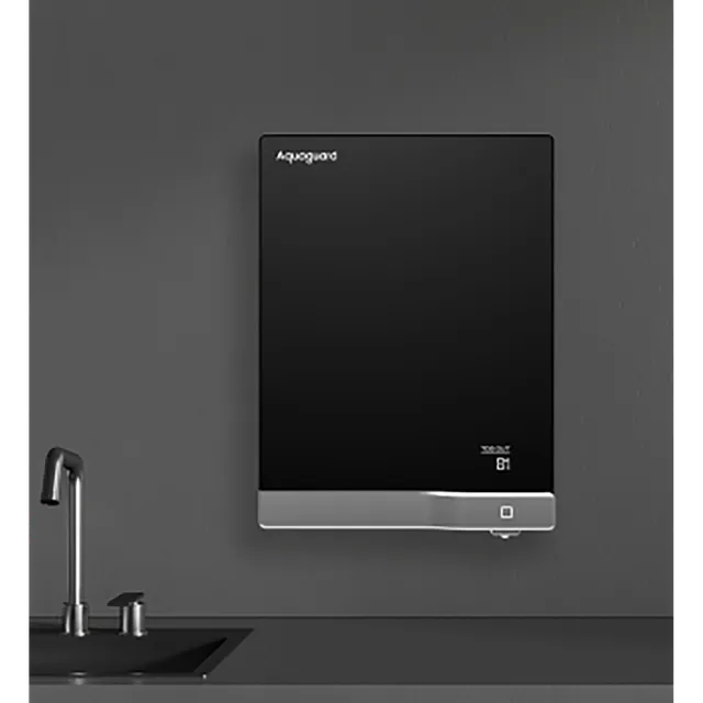 Aquaguard Slim Glass 3L UV Water Purifier with Active Copper Zinc Booster Technology (Black) (OPENBOX)