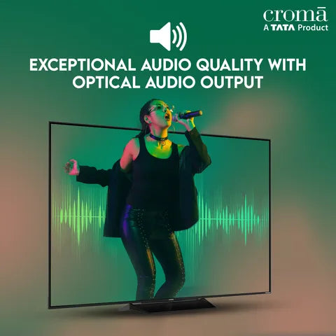 Croma 190 cm (75 inch) 4K Ultra HD Mini LED Google TV with Dolby Vision IQ and Dolby Atmos (OPENBOX)