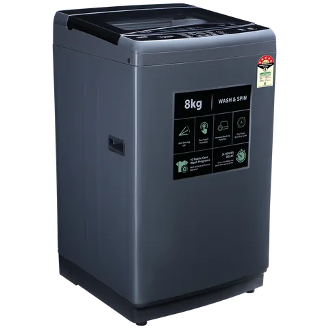 Croma 8 kg 5 Star Fully Automatic Top Load Washing Machine (CRLW080FAF264505, Pulsator Wash Technology) (OPENBOX)