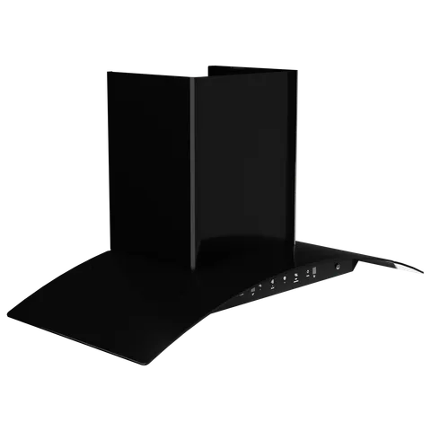 Crompton IntelliMotion 90cm 1203m3/hr Ducted Wall Mounted Chimney with Filterless Technology (Black) (OPENBOX)