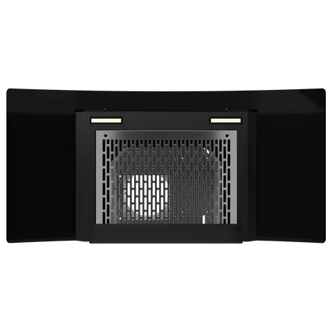 Crompton IntelliMotion 90cm 1203m3/hr Ducted Wall Mounted Chimney with Filterless Technology (Black) (OPENBOX)