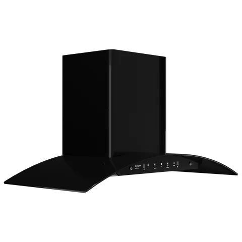 Crompton IntelliMotion 90cm 1203m3/hr Ducted Wall Mounted Chimney with Filterless Technology (Black) (OPENBOX)