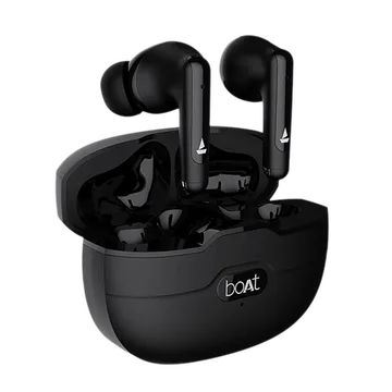 boAt Airdopes Unity TWS Earbuds with Active Noise Cancellation (IPX5 Sweat & Water Resistant, Asap Charge, Black) (OPENBOX)
