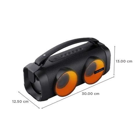 Croma 10W Portable Bluetooth Speaker (TWS Speaker Connectivity, Black) (OPENBOX)