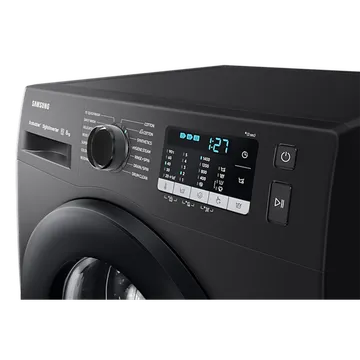 SAMSUNG 8 kg 5 Star Inverter Fully Automatic Front Load Washing Machine (WW80TA046AB1TL, Hygiene Steam, Diamond Drum, Black) (OPENBOX)