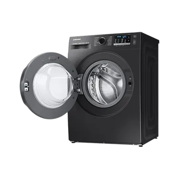 SAMSUNG 8 kg 5 Star Inverter Fully Automatic Front Load Washing Machine (WW80TA046AB1TL, Hygiene Steam, Diamond Drum, Black) (OPENBOX)