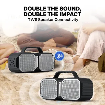 Croma 30W Portable Bluetooth Speaker (IPX4 Water Resistant, 20 Hours Playtime, ) (OPENBOX)